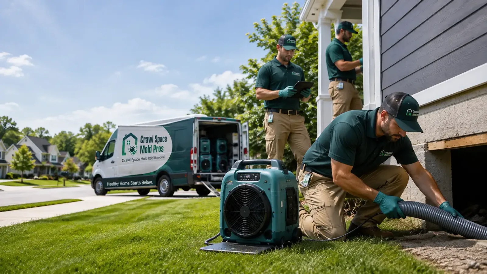 Crawl Space Mold Removal in Madison, CT